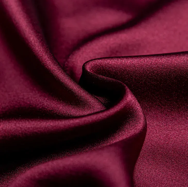 OEKO TEX 100 6A Grade Pure 100% Mulberry Silk 16 19 22MM 114cm 140cm width Plain Dyed Charmeuse satin fashion fabric