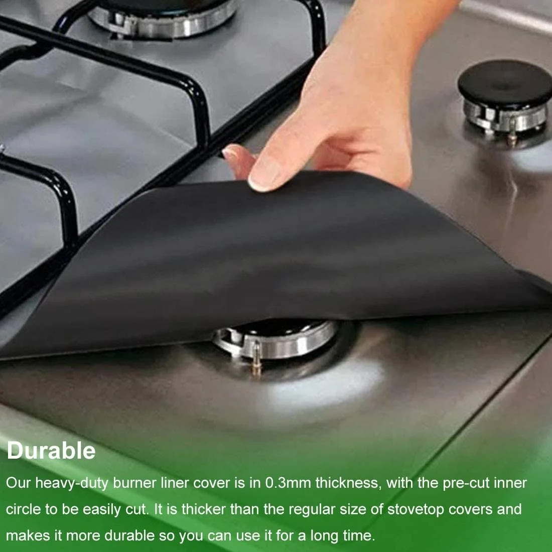 
costomized Kitchen Non Stick ptfe Gas Stove Top Protector 
