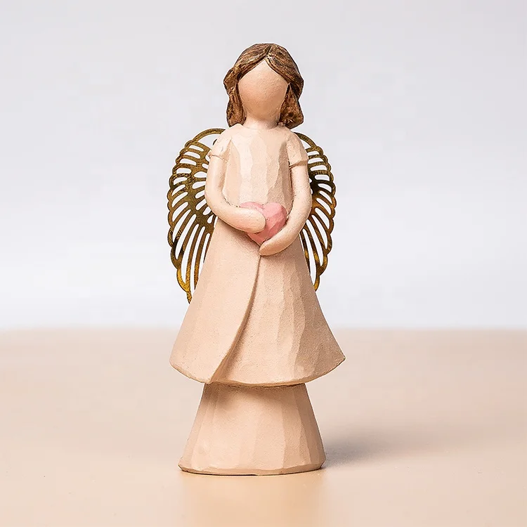 Религиозный и христианский Декор для дома скульптуры Ангел брелок Cherub ангел
