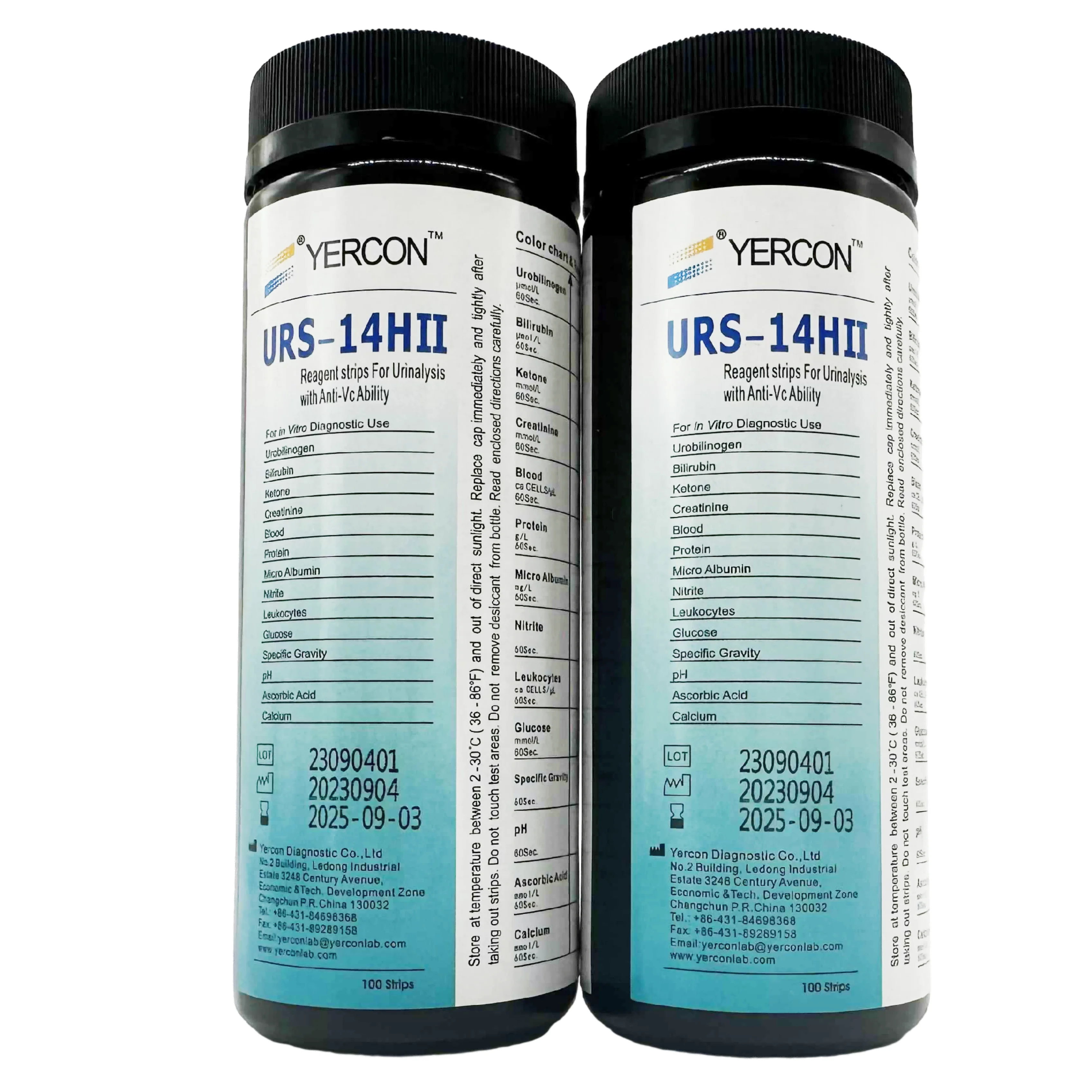 Hospital Clinic Medical URS-14HII Urine Test Strips 14 parameters Reagent Strips