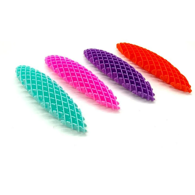 Sensory Worm Pocket Fidget Toys Stress Relief Worm Toys Fingertip Contort Fidget Worm