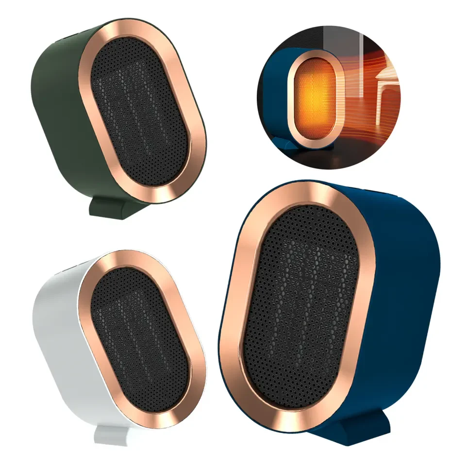 Portable Electric Heater Room Heating Stove Mini Household Radiator Remote Warmer Machine For Winter Desktop Heaters 1200W