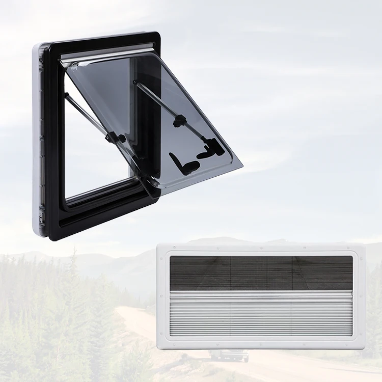 Best Price ASA Material 700*400mm RV Window Camper Motorhome Side with Fly Net and Blind