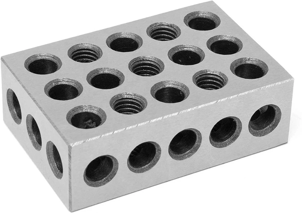 
Precision Machinist Milling 123 Blocks Matched Pair Hardened Steel 23 Holes 