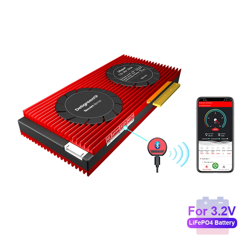 Daly 3.2V Cell Smart Active Balance Equalizer Bms Lithium Lifepo4 Battery Pack 12S 36V 150A Battery Management System