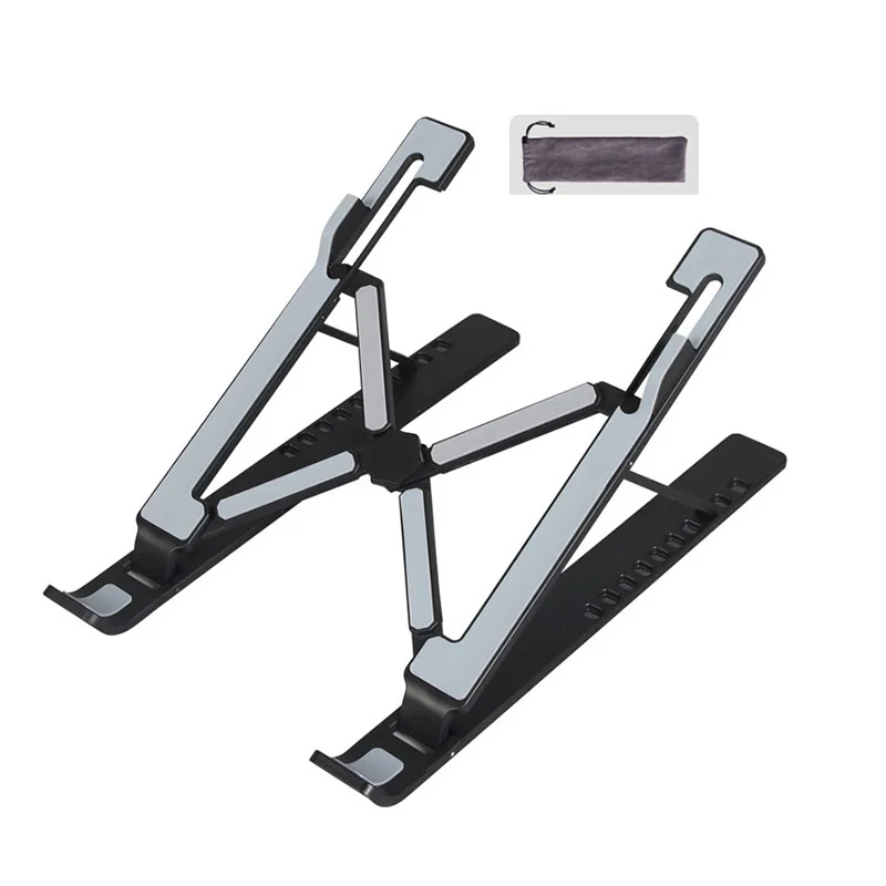 plastic notebook foldable folding ergonomic lapdesk computer pc lap top laptop support desk stand for ipad