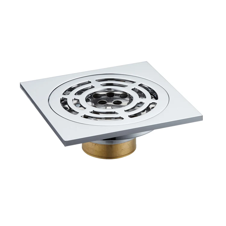 Brass floor drainer Bathroom shower drain water waster drain cover