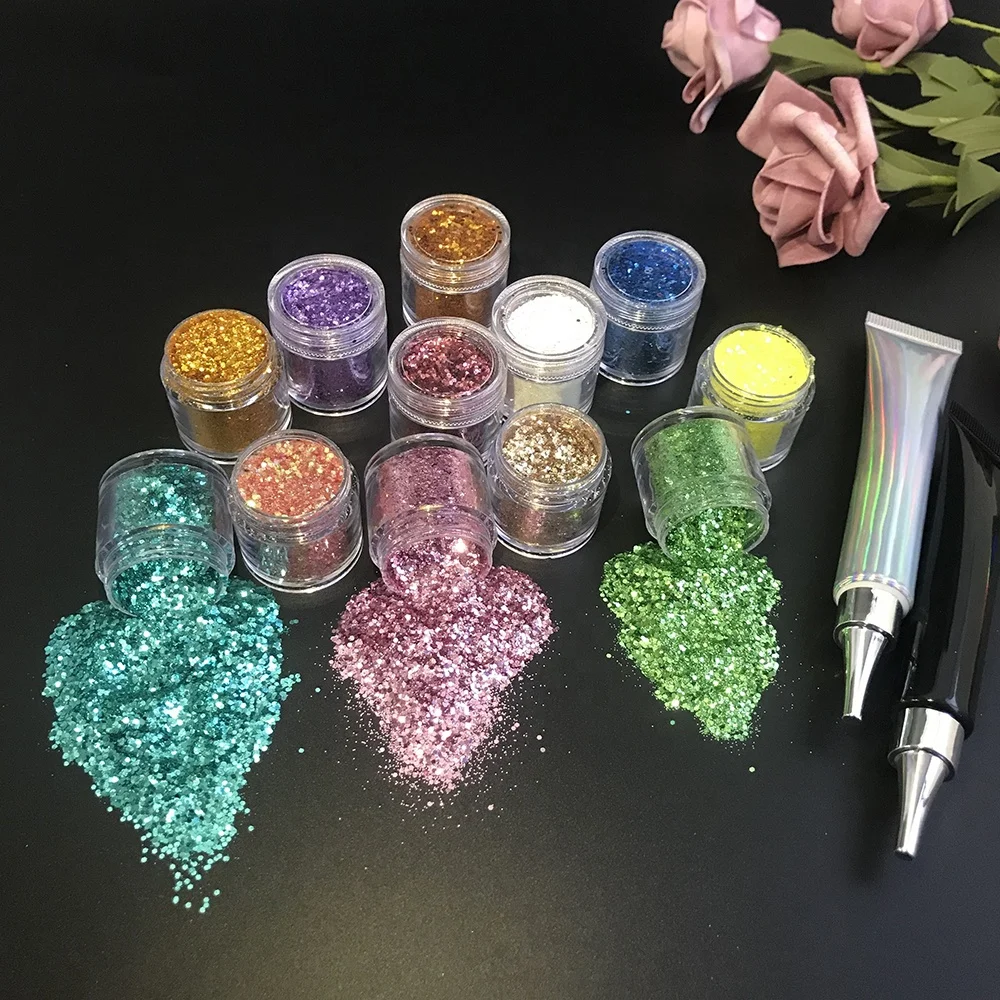 Wholesale Makeup Your Own Eyeshadow Waterproof Long Lasting 48Colors Glitter Eyeshadow Private Label