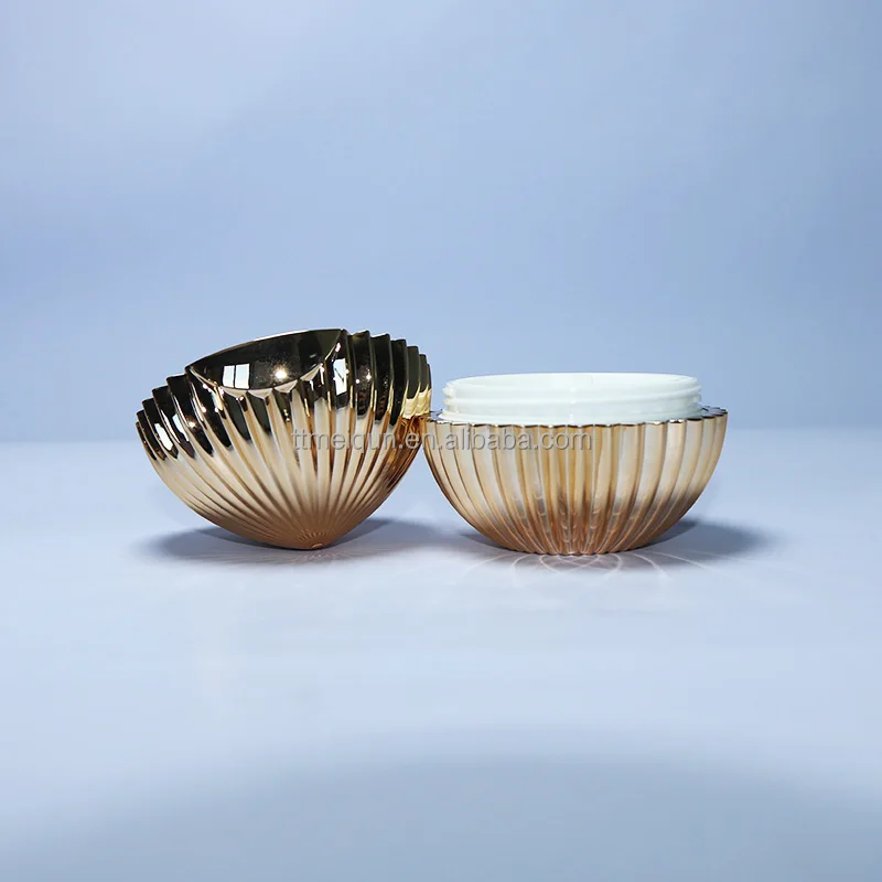 Round high-grade gold pigment cream dispenser bottle Lady Cream Cream bottle Skin care plastic bottle with gasket