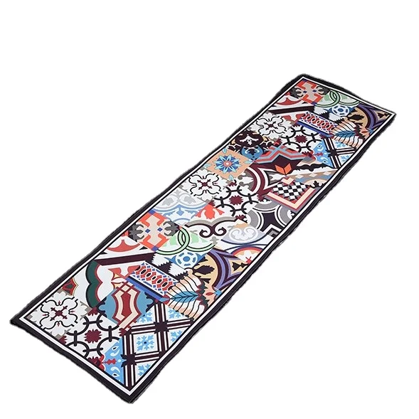 3D heat transfer printed  microfiber floor mat