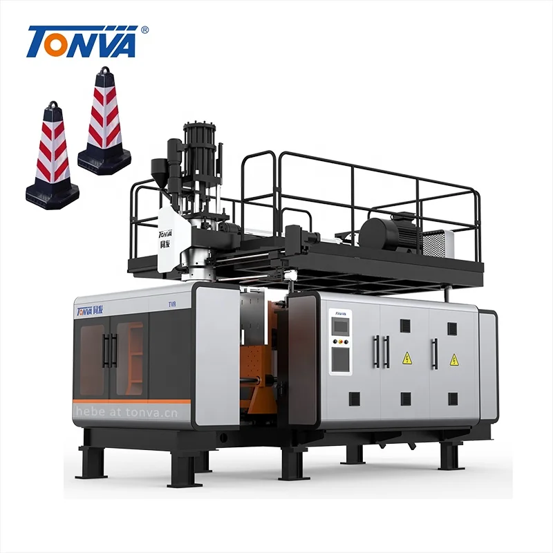 TONVA plastic traffic cone making extrusion blow molding machine CE