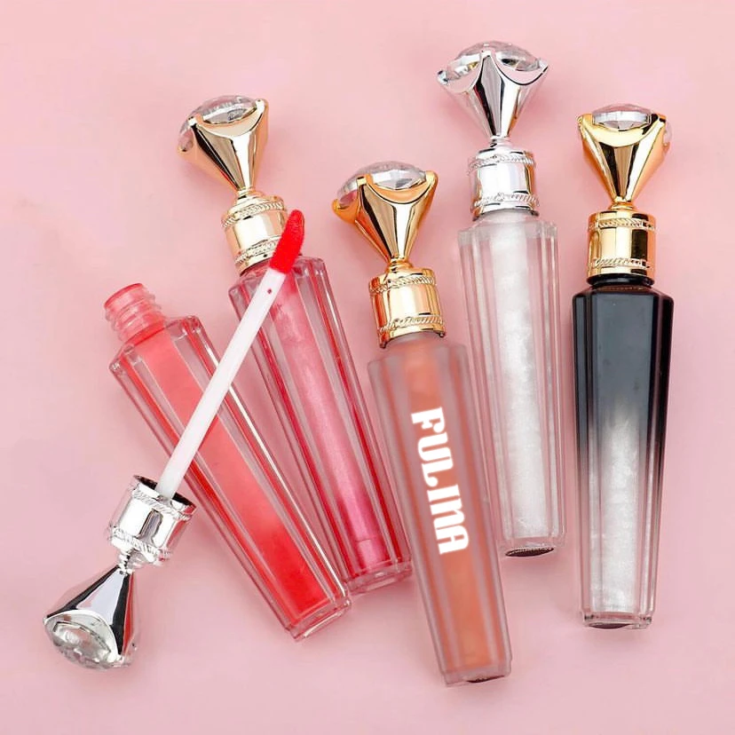 matte velvet liquid lipstick glossy lip gloss vegan private label white paper box packaging cruelty free logo custom