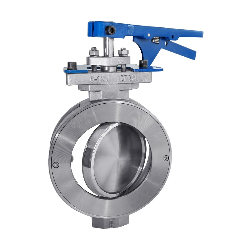 Lug Type Cast Iron Trapezoidal high performance Flange Butterfly Valve
