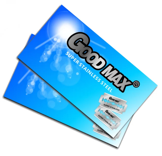 Double edge shaving blades made by professional razor blade factory