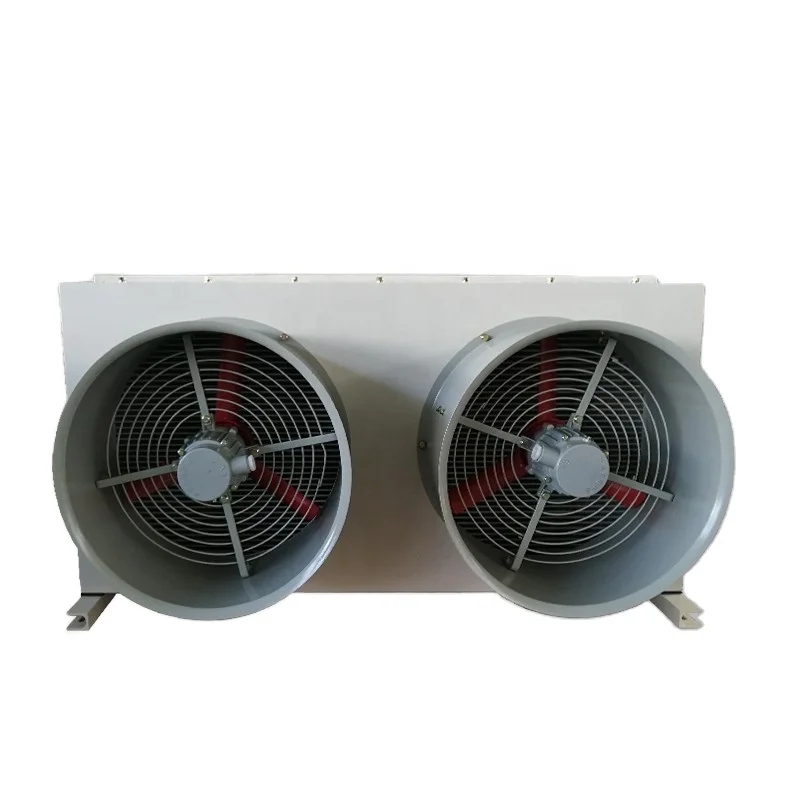 Hydraulic engine oil cooler With Two Fans heat exchanger Unit