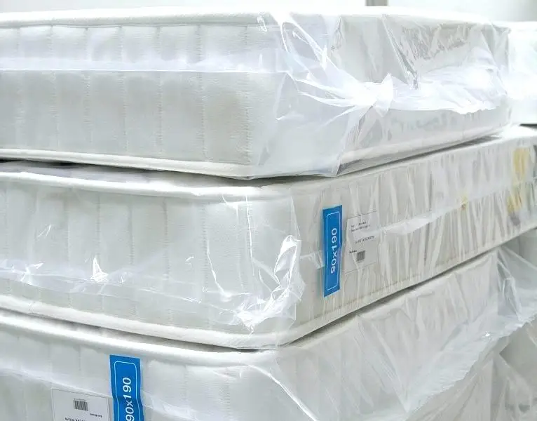 
China foshan high quality perforate mattress plastic bag roll for queen mattress 