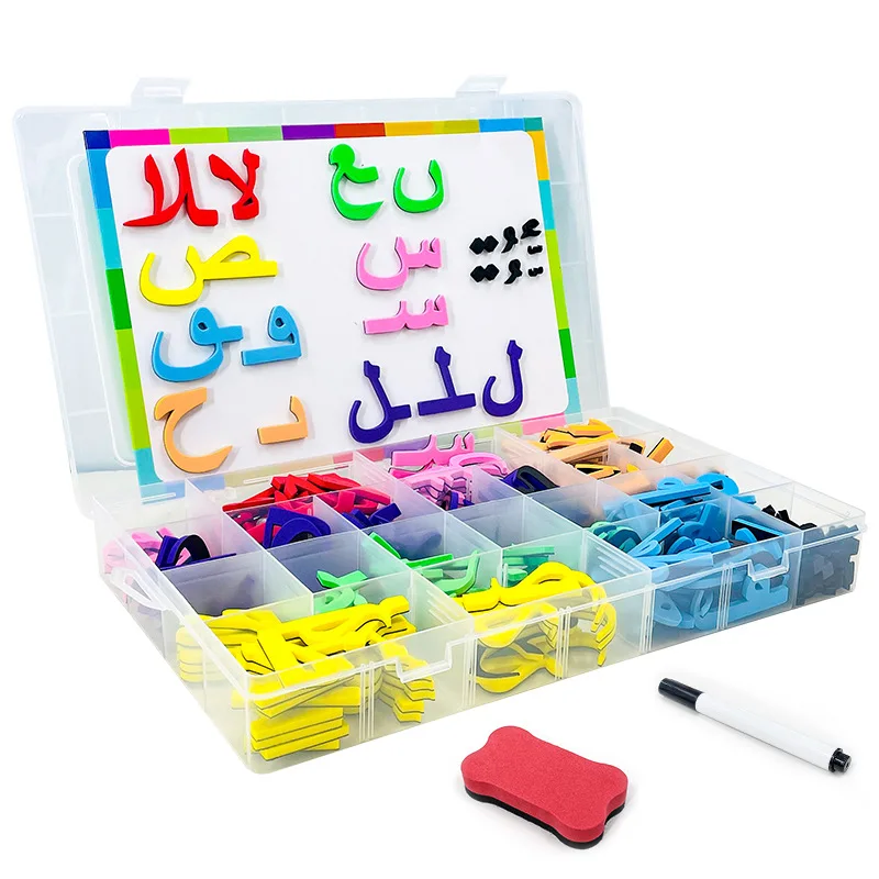 EVA Foam Arabic Magnetic Alphabets Educational gift ABA letter early child arab 2100pcs arabic alphabet magnetic letters
