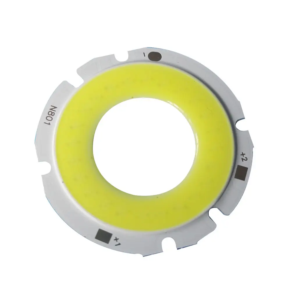 Round Diameter 38mm High Brightness Lumen cct 6500k Green Red bi-color 1W COB Chip LED for LED flashlight