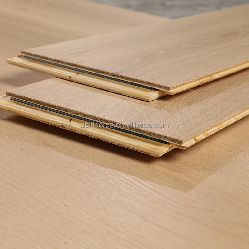 BBL 3 layer 15mm hardwood parquet floor engineered wood oak cross solid flooring