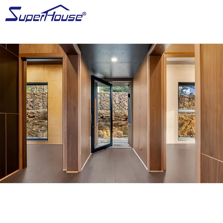 Design Aluminium Casement Door Size Modern China Top Factory Directly Sell High Quality Front Door Customized Glass Aluminum
