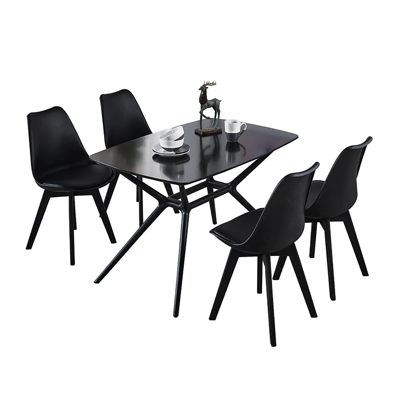 
Home Furniture Contemporary Classic 4/6 chair Dining Room Table Set 