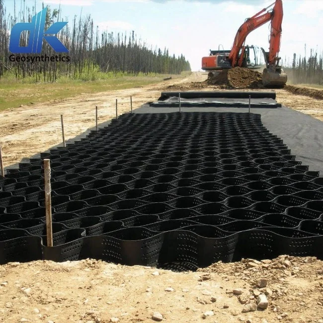 HDPE Geocells for gravel road construction Geocells for slope protection geocell for road