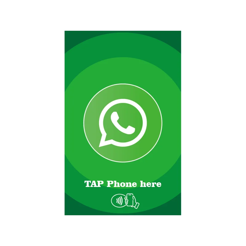 Digital Printing NFC WhatsApp business card with QR code with NTAG 213 Programmed Card for marketing