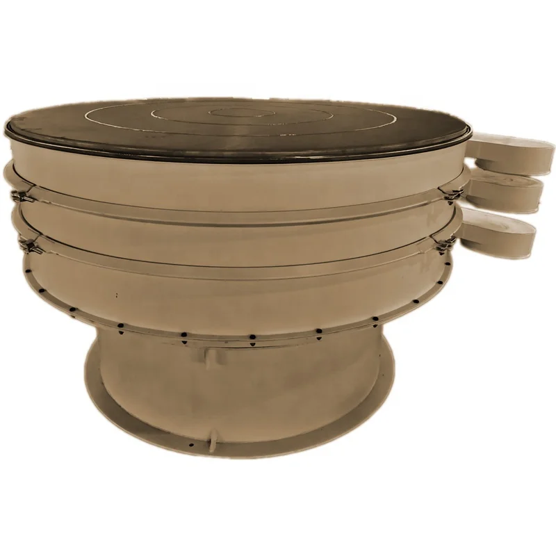 Diameter 2000mm Large Vibrating Vibro Screen for Segregating Plastic Granules Powders Sulfur Powder Silicon