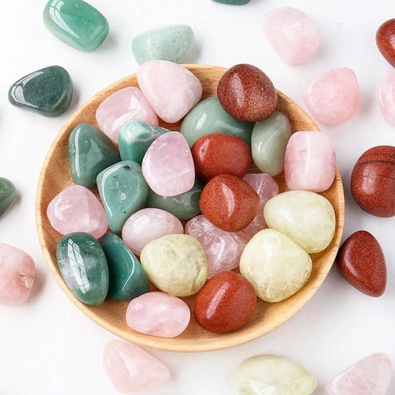 Bulk 1kg Natural Crystal Large Tumbled Stones Amethyst Rose Quartz Raw Stone Gravel Loose Gemstone Chakras Stone