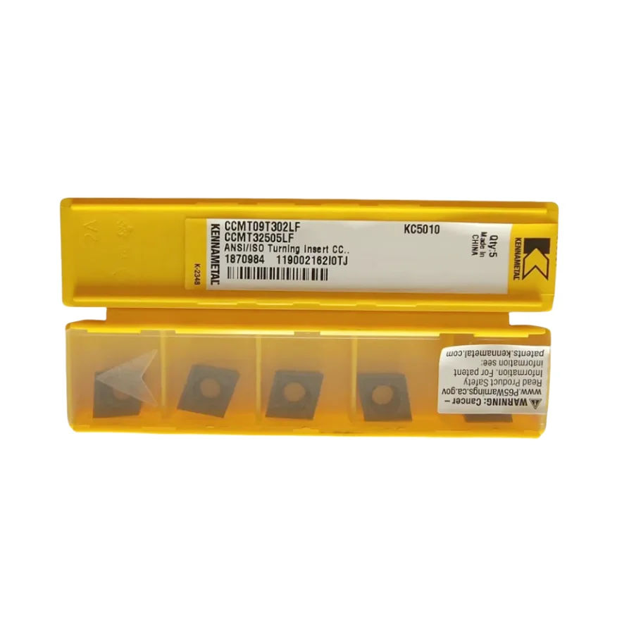 Карбидное лезвие Kennametals CCMT09T302 09T304 09T308-LF KC5010 режущие инструменты CNC токарные вставки