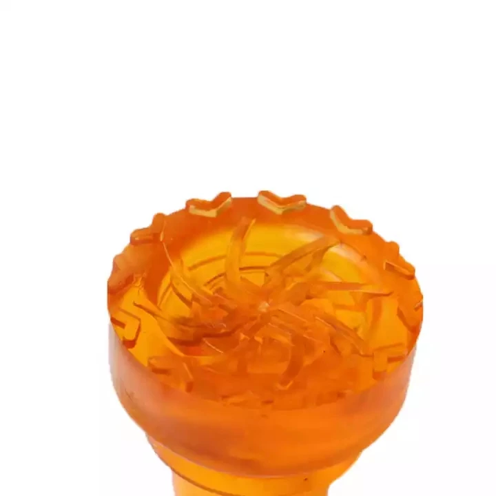 Pack of 4 Professional Anti Slip End Crutch Cane Rubber Leg Feet Tips Walking Stick Crutch Cane Replacement - Orange, Dia 1 inch