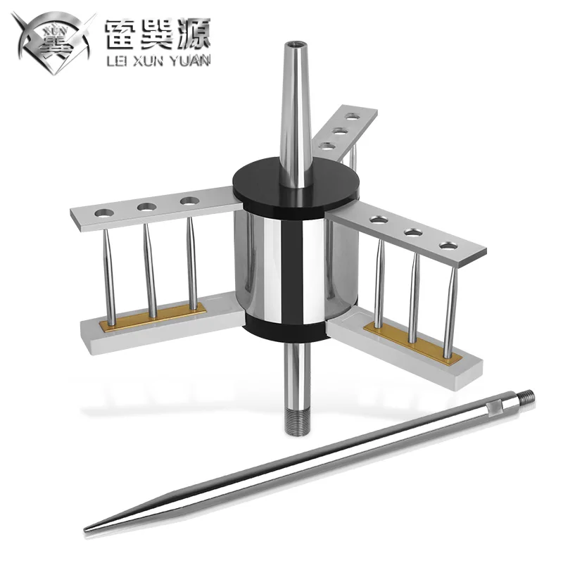 Automatic ESE Conductor System Stainless Steel Wide Range Lightning Protection Rod Arrester Air Terminal Rod For Household