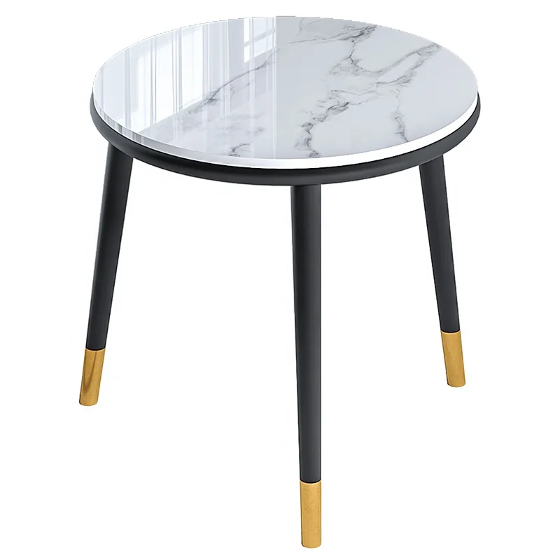
Coffeer table nordic modern luxury top round marble dining table Negotiating table and chair combination 