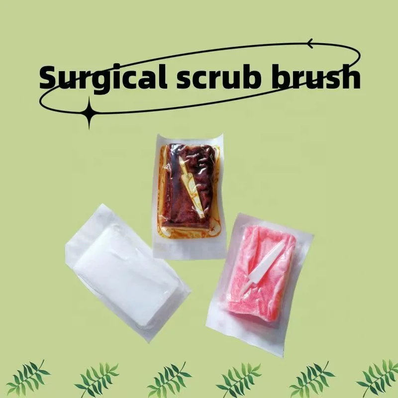 Soft bristle nail cleaning hand brush Medical Surgical PE Scrub Brush for Hand Washing Cleaning EOS Type Disinfection Equipment