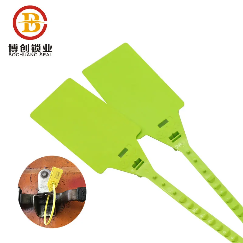 BCP107 packaging red plastic seal security plastic seals and seal lock