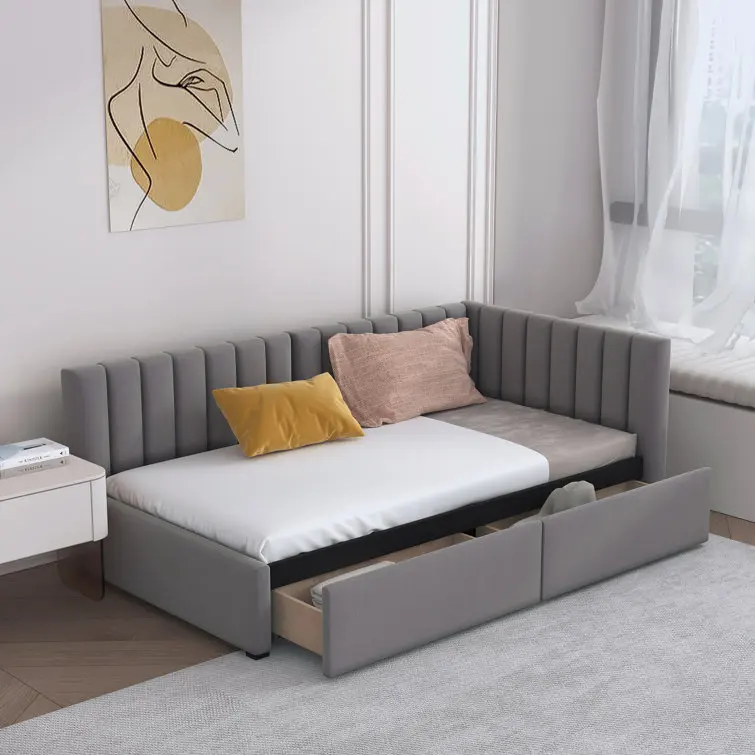 Kainice nordic minimalist furniture for the house sofa couch wall bed with 2 seater sleeping recliner sofa bed