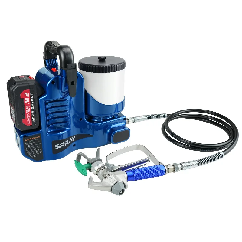 High voltage electric paint sprayer Lithium battery rechargeable Airless paint sprayer