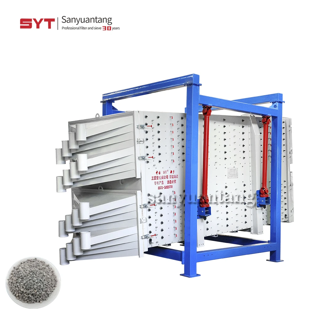 304/316 stainless steel fertilizer vibrating screen industrial urea square rotary gyratory vibratory sieve sifter
