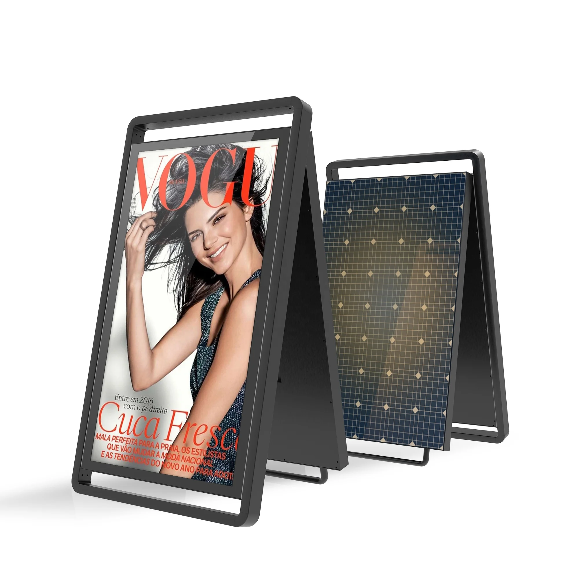 Читаемый солнечным светом экран на солнечных батареях Цифровая Реклама перезаряжаемая батарея портативная ЖК доска для розничного магазина