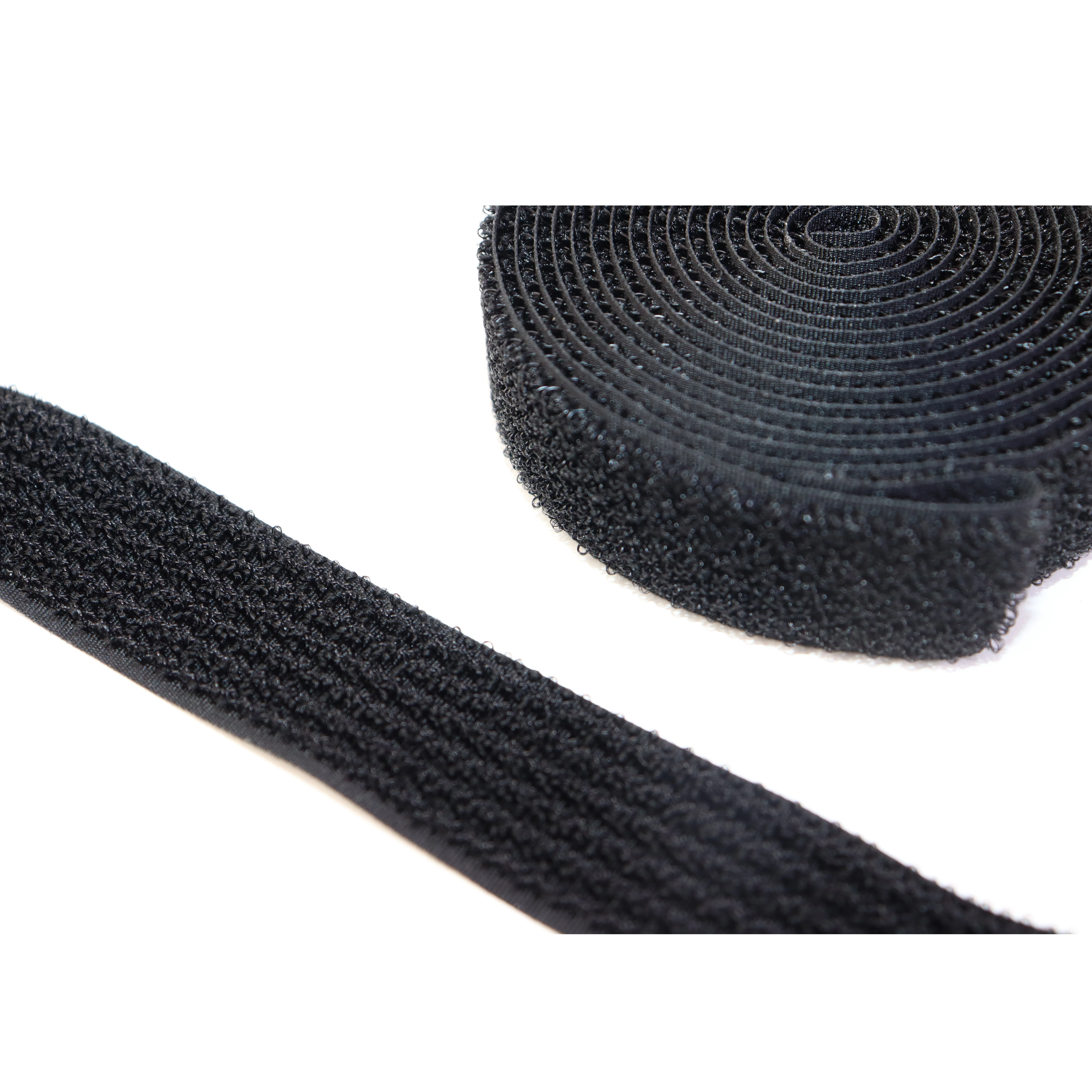 25mm Self-Adhesive Stretch Hook Loop Fastener Tape Custom Sizes Nylon Fabric Magic Velcroes Hook and Loop On the one side