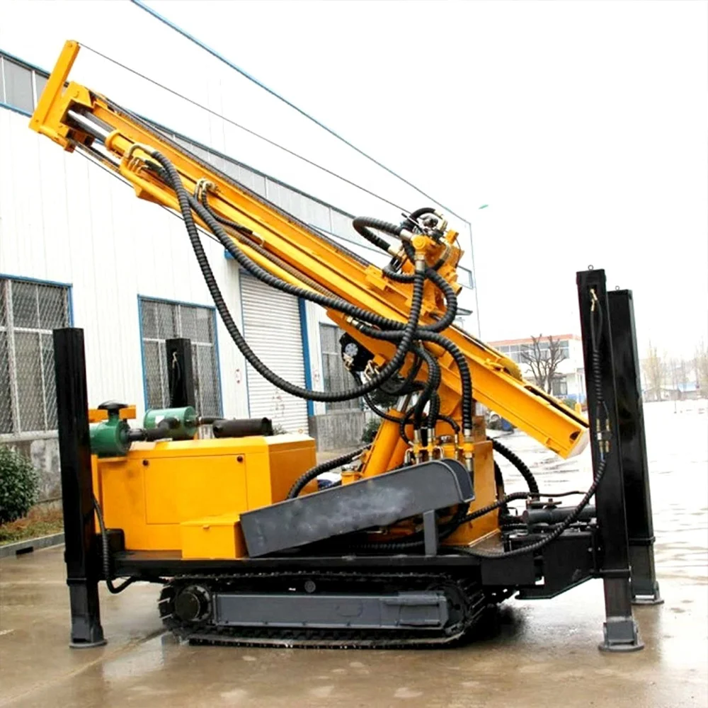 WKFD-200 crawler mounted 200 meters deep hydraulic water well drilling machine for sale