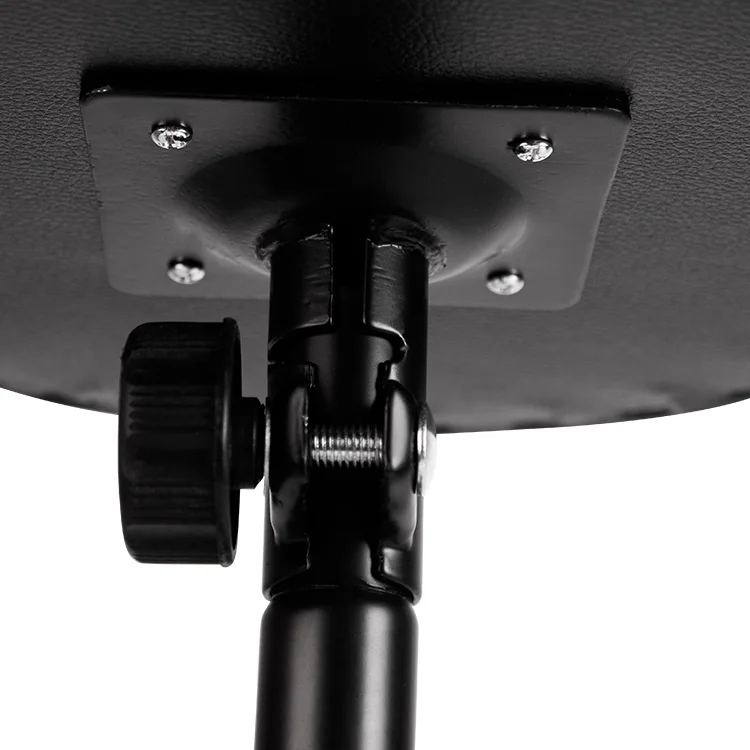 TN-DRU-19G Wholesale Metal black drum chair with thickness cotton cushion throne drum stool For Drum Seat