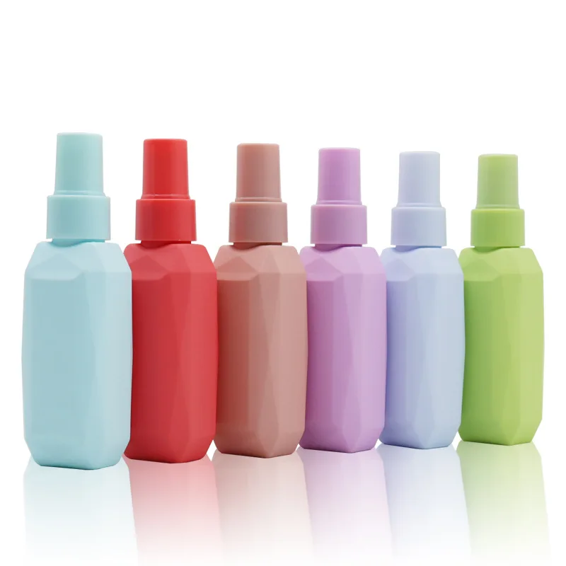 Private Label OEM 100ml 200ml 400ml Empty Cosmetic Packaging Matte Plastic Bottle Unique Shaped Squeeze Pet Mist Spray Bottle