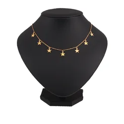 Hot sale Star Strand Stainless Steel Gold Necklace Chains for Unisex