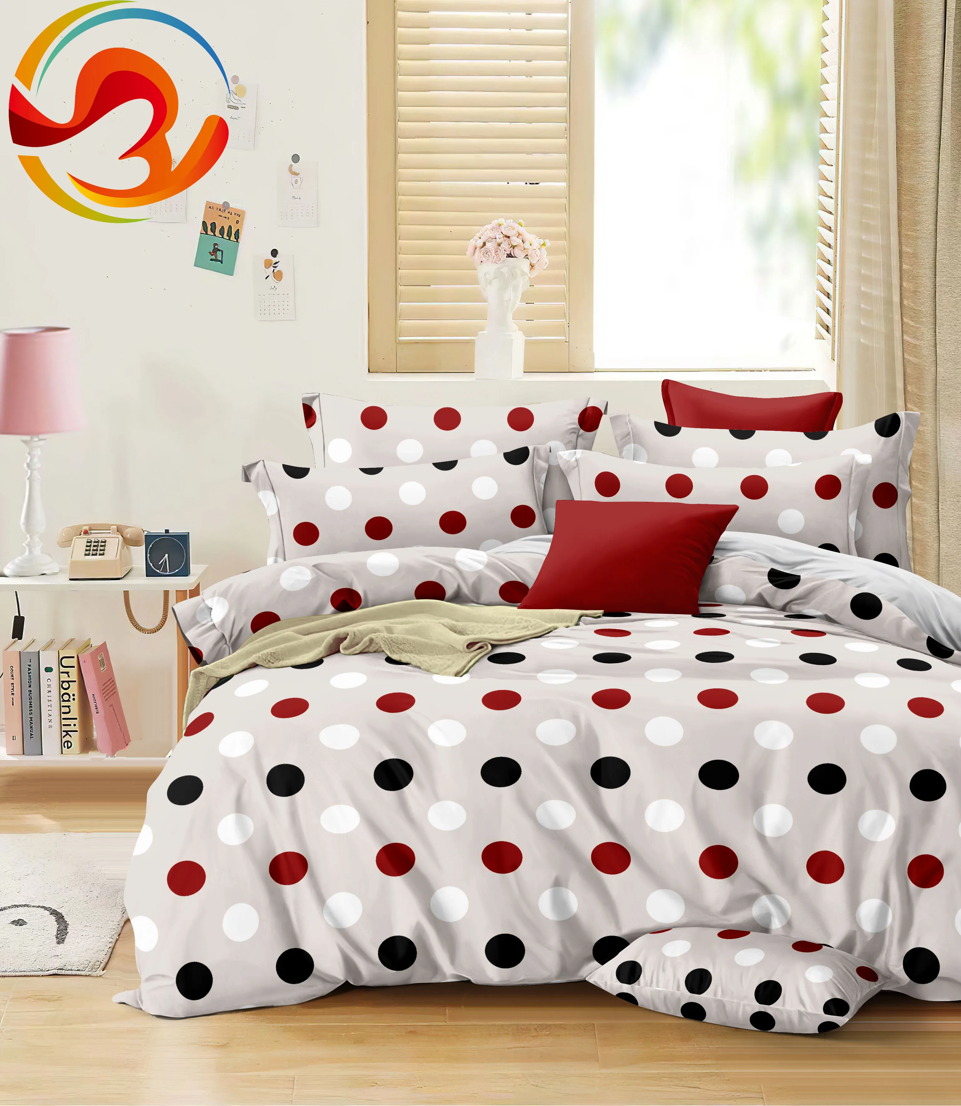 Home textile wholesale double single juego de sabanas 4pcs 100% Polyester Microfiber Fabric bedsheet bedding set