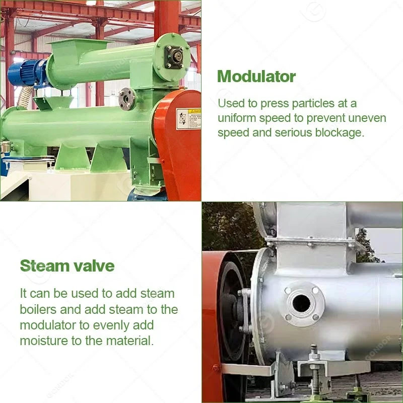 Electric Poultry Rabbit Pullet Feed Processing Pelletizer Floating Fish Feed Pellet Make Machine in Nigeria