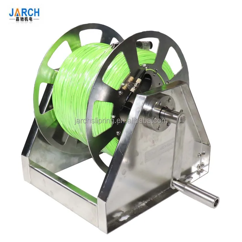 Heavy duty spring stainless steel rewind hose reel stainless steel hose reels high pressure manual cable reel steel