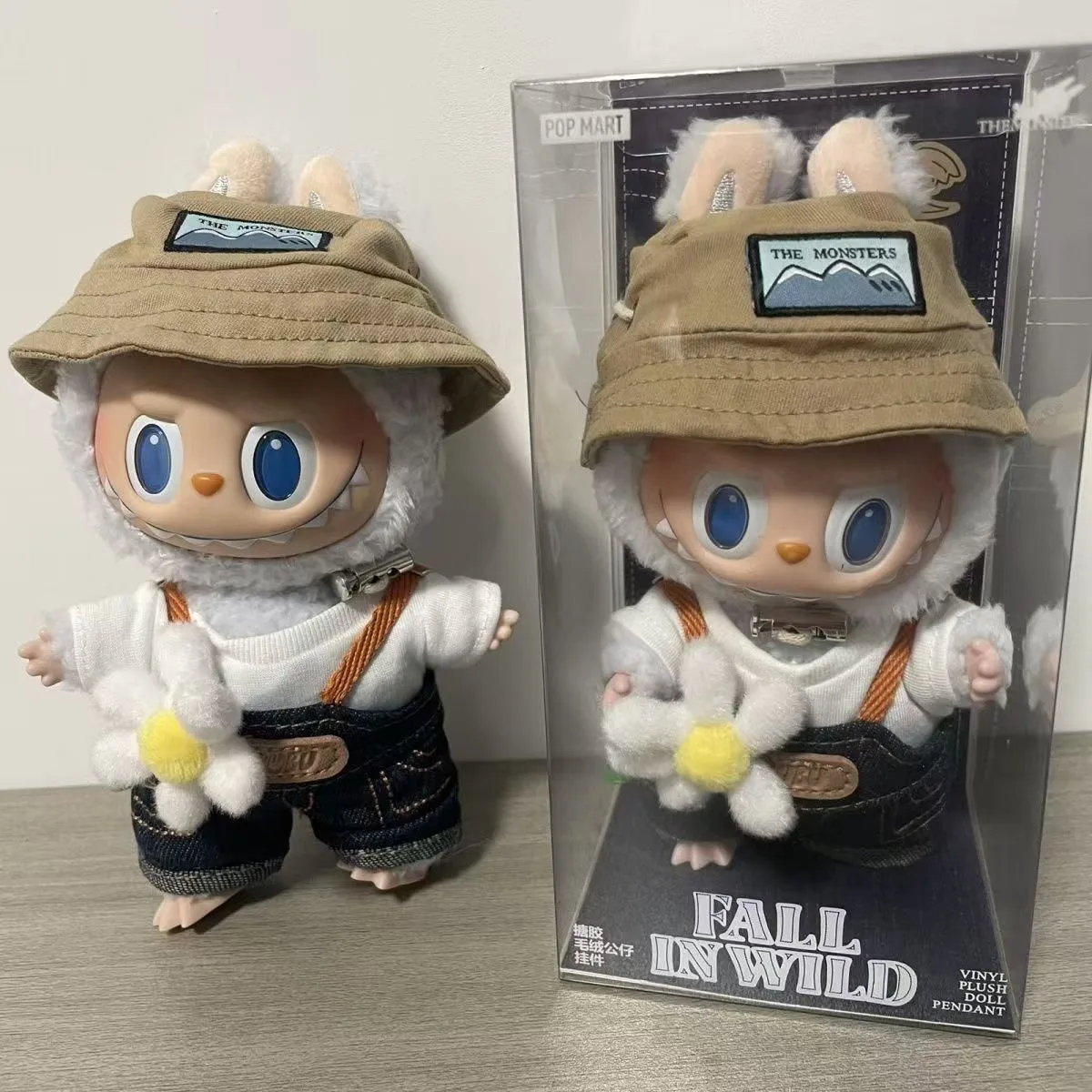 Wholesale Popmart Labubu Exciting Macron V1 Blind Box Action Anime Figures 17cm Cute Mystery Box Toys