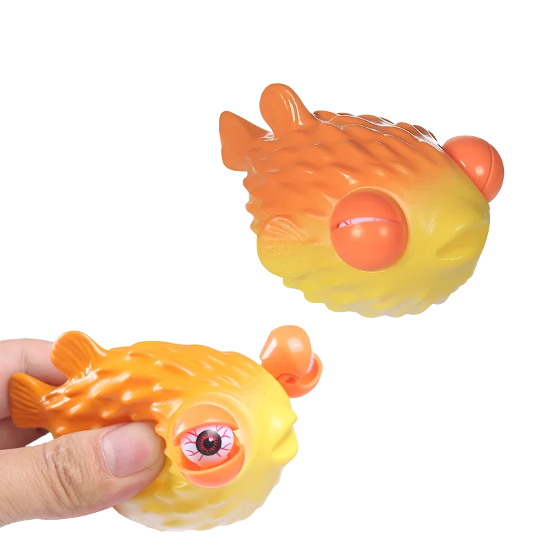 2024 colorful squish squeeze sea animal popping eyes toys