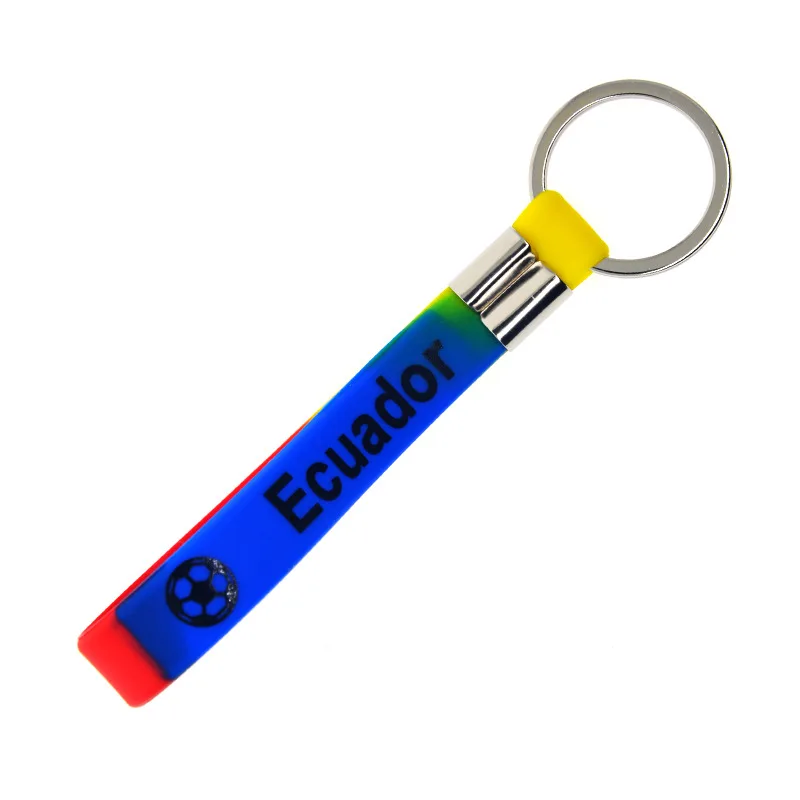 Sport Wristbands Custom Rubber Bracelets Lanyard Keychain Manufacturer China LOW Price Wholesale Band Embossing Printing
